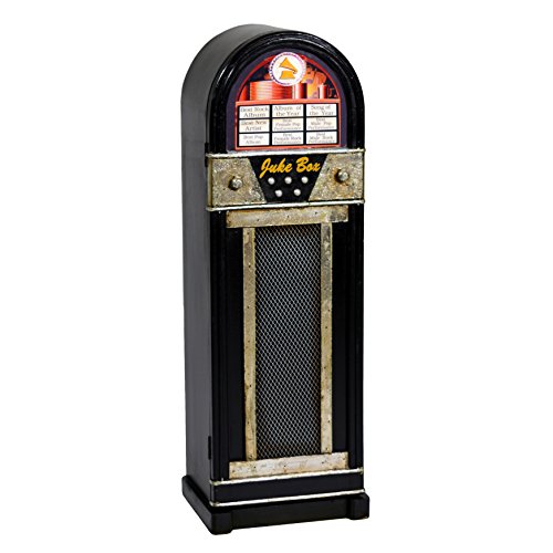 vacchetti Josef 8033760000 Mobiletto Juke Box 1 Tür, Holz, Schwarz, 30 x 23 x 88 cm von Vacchetti Giuseppe