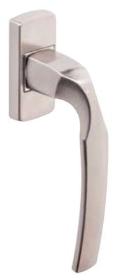 Vachette Set für Fenstergriffe auf Platine ARTIS – 90° indiziert – Abstand 43 mm – unsichtbare Befestigung, Schrauben enthalten – Material robustes Aluminium – Platin-Finish von Vachette