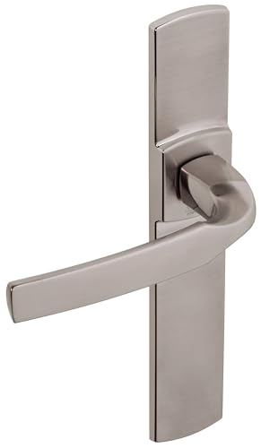 Vachette Türgriff-Set auf Platte ARTIS – Version Auslauf für Küche, Wohnzimmer – Abstand 195 mm – Material Zamak – robustes Zamak-Material – Platin-Oberfläche von Vachette