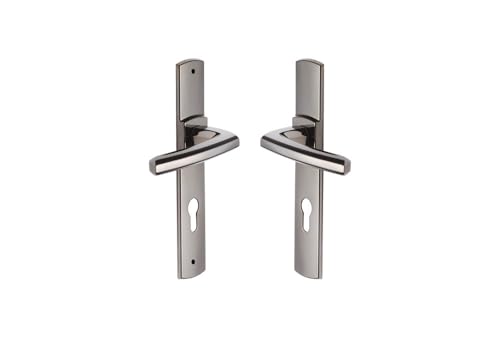 Vachette Türgriff-Set auf SULT-Platte – Schlüssel-Version I für Eingangstür/Keller/Gartenhäuser – Abstand 195 mm – strapazierfähiges Zamak-Material – schwarze Diamant-Oberfläche Vachette Türgriff-Set auf SULT-Platte – Schlüssel-Version I für Eingangstür/Keller/Gartenhäuser – Abstand 195 mm – strapazierfähiges Zamak-Material – schwarze Diamant-Oberfläche von Vachette