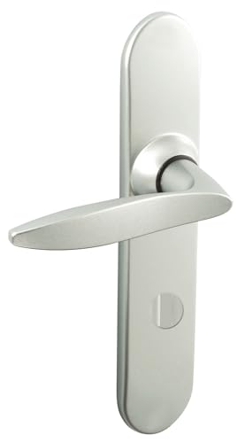 Vachette Türgriff-Set auf großer TWIST-Platte – Version Verurteilung für Badezimmer und WC – Abstand 195 mm – System einfache Montage – robustes Zamak – Chrom-Finish Vachette Türgriff-Set auf großer TWIST-Platte – Version Verurteilung für Badezimmer und WC – Abstand 195 mm – System einfache Montage – robustes Zamak – Chrom-Finish von Vachette
