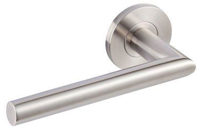 Vachette Türgriff auf Rosette Ovalis – für Innen- und Außentüren – Türstärke von 30 bis 48 mm – aus Edelstahl – quadratisch 7 mm – Rosette separat erhältlich von Vachette