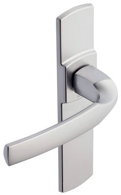 Vachette assa abloy – Set mit 2 Türgriffen, kleine Schild, Art.-Farbe Chrom Velours – Funktion – Cane-Mundstück von Vachette