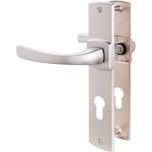 Vachette assa abloy - Set mit 2 Türgriffen für kleine Schilder in Muze-Farbe Chrom Samt – Funktion von Vachette