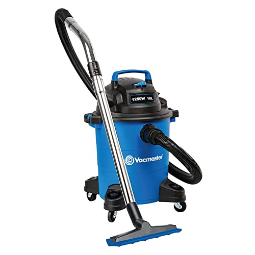 Vacmaster Artificial Grass Vacuum VOC1218PF-01, Staubsauger, Stoßfestes Polymer, blau, 18L Wet & Dry von Vacmaster