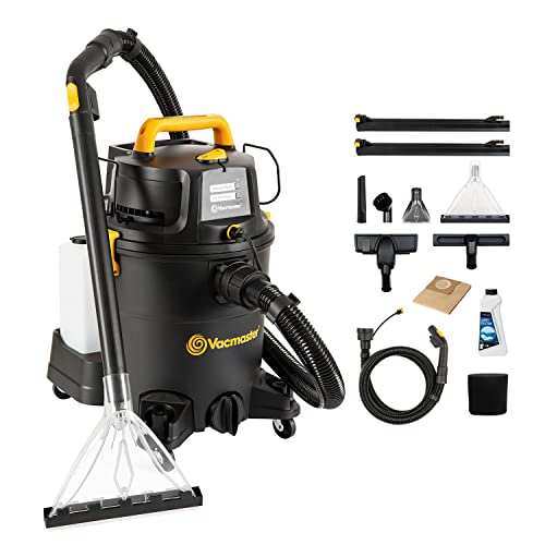 Vacmaster VK1323PFR 1300W 23L 3-in-1 Waschsauger Nass Trockensauger mit Dual-Tank-Design,Bodenreiniger Für Hartböden Teppiche,Teppich-Reinigungsmaschine von Vacmaster