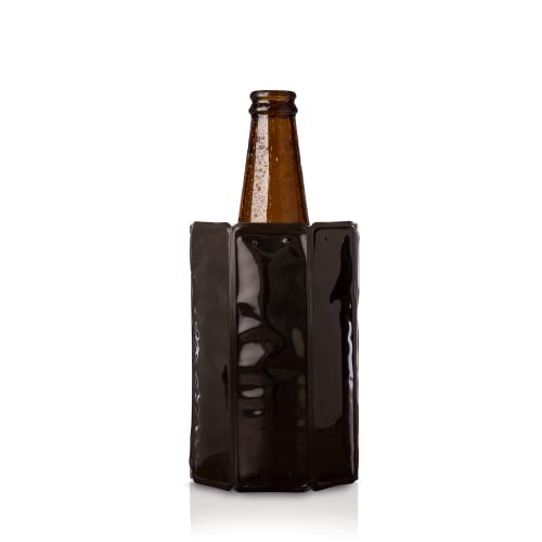 Vacu Vin Active Cooler Mini Black | Bottle Chiller for Beer and Half Wine Bottles, Klein von Vacu Vin