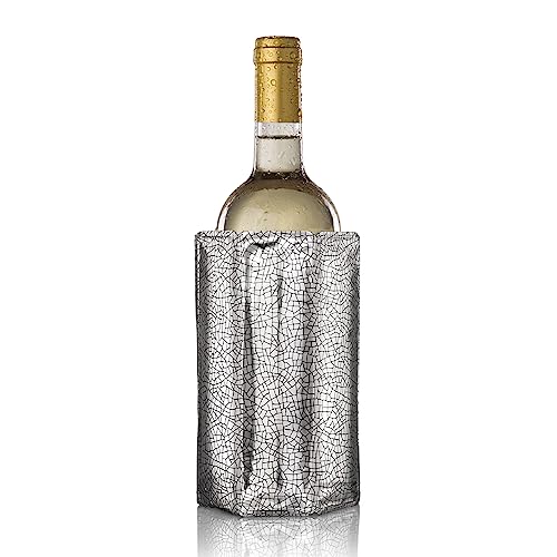 Vacu Vin 38803606 Rapid Ice Wine Cooler - Silver, 176x145x25 von Vacu Vin