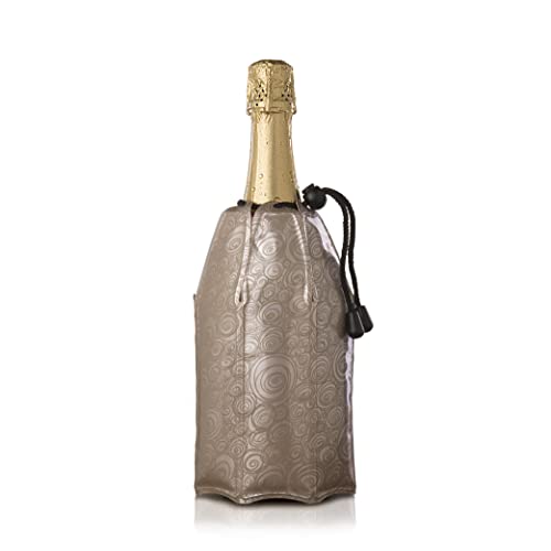 Vacu Vin 38855626 Aktiv Champagnerkühler Motiv Platin von Vacu Vin