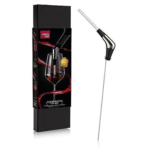 Vacu Vin Slow Pourer Weinausgießer, Kunststoff, Edelstahl, Silber, schwarz, s Vacu Vin Slow Pourer Weinausgießer, Kunststoff, Edelstahl, Silber, schwarz, s von Vacu Vin
