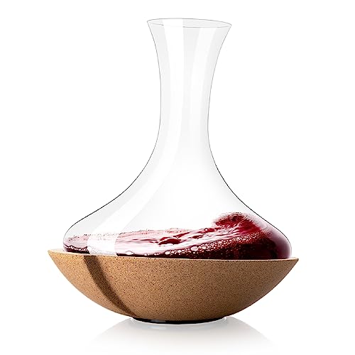 Vacu Vin Swirling Carafe | Crystal Glass Wine Decanter von Vacu Vin