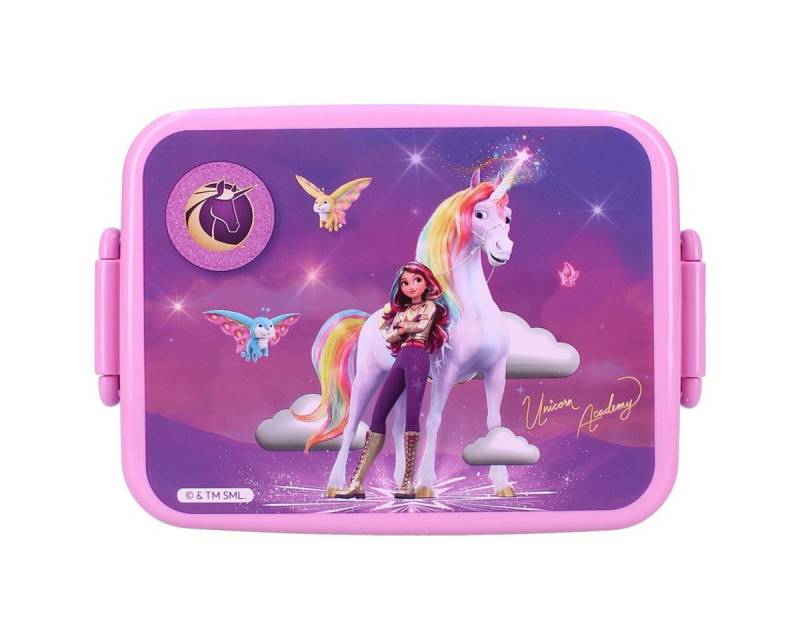 Vadobag Lunchbox Brotdose Unicorn Academy, Polypropeen, Polystyreen, (1-tlg), Lunch Bunch von Vadobag