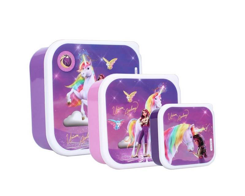 Vadobag Lunchbox Snackbox 3 tlg. Brotboxen, Polypropeen (PP), Polystyreen (PS), (3-tlg) von Vadobag