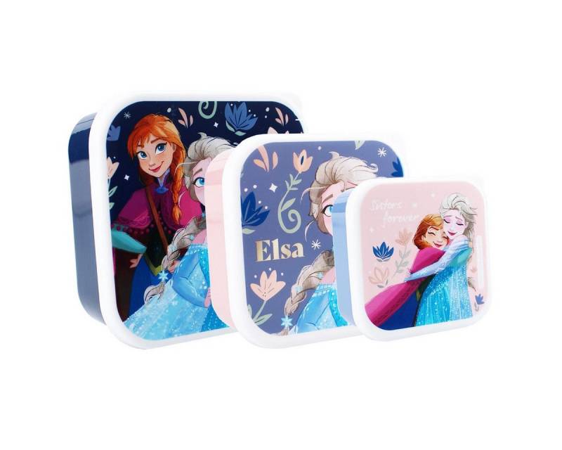 Vadobag Lunchbox Snackbox 3 tlg. Brotboxen, Polypropeen (PP), Polystyreen (PS), (3-tlg) von Vadobag