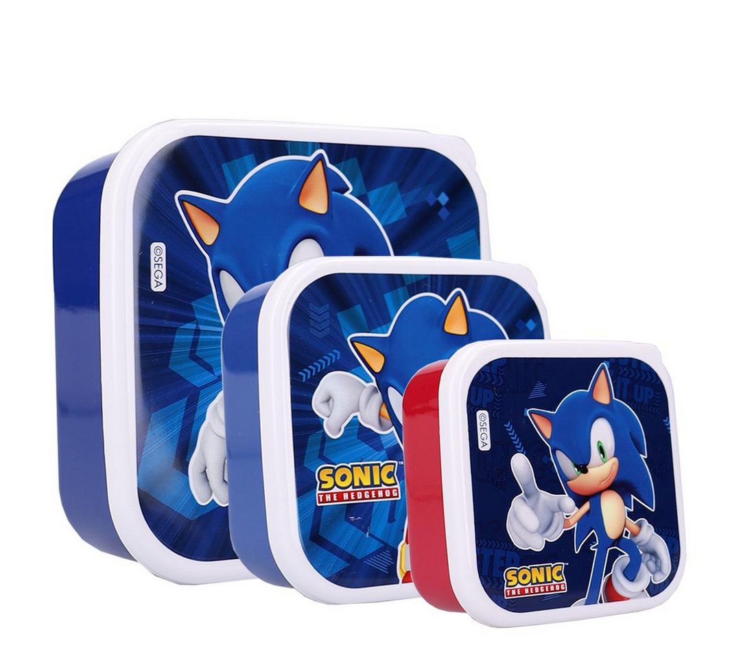 Vadobag Lunchbox Snackbox 3 tlg. Brotboxen, Polypropeen (PP), Polystyreen (PS), (3-tlg) von Vadobag