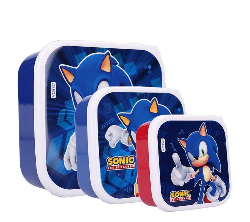 Vadobag Lunchbox Snackbox 3 tlg. Brotboxen, Polypropeen (PP), Polystyreen (PS), (3-tlg) von Vadobag