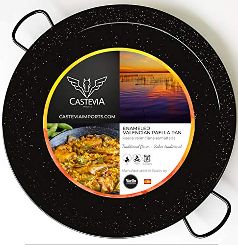 Paella-Pfanne 46 cm Stahl emailiert Paella-Pfanne 46 cm Stahl emailiert von Vaello Campos