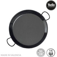 Traditionelle Paella-Pfanne aus emailliertem Stahl ø50cm (14 Personen). Vaello von Vaello