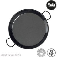 Vaello - Traditionelle Paella-Pfanne aus emailliertem Stahl ø55cm (16 Personen). von Vaello