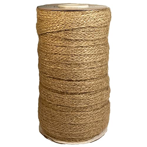 Vaessen Creative 1111-002 Jute Schnur Natur, 10 mm Beige Kordel, für Geschenkverpackung, Basteln, Dekorieren, Bastelhänger Aufhängen, 25 m x 2 mm, meter von Vaessen Creative