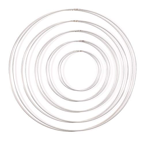 Vaessen Creative Metallringe Set Silber 10Stücks, 3 mm Vaessen Creative Metallringe Set Silber 10Stücks, 3 mm von Vaessen Creative
