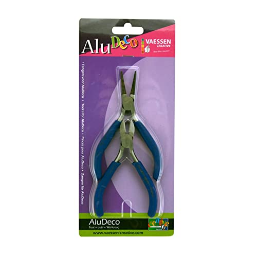 Vaessen Creative Alu Deco Pliers Sidecutter Plus Round Nose, Metall, blau, 12 x 8 x 1,5 cm Vaessen Creative Alu Deco Pliers Sidecutter Plus Round Nose, Metall, blau, 12 x 8 x 1,5 cm von Vaessen Creative