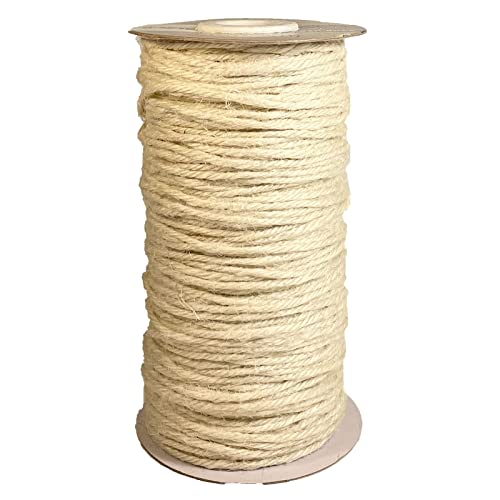 Vaessen Creative 3908-029 Jute Schnur Natur, 100 m x 2 mm Kordel, Elfenbein für Geschenkverpackung, Basteln, Dekorieren, Bastelhänger Aufhängen von Vaessen Creative