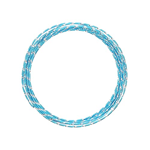 Vaessen Creative Aluminiumdraht, m, Aluminium Wire, Basteldraht, Dekodraht, Floristikdraht Aludraht Diamant Schmuck 2 mm x 5 Meter | Biegsam Schmuckdraht Türkis, Turquoise, 500 x 0.2 x 0.2 cm von Vaessen Creative