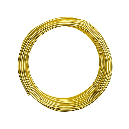 Vaessen Creative Basteldraht und Schmuckdraht 26 m x 3 mm Sunny Yellow – Flexibler Draht zum Basteln für Blumenkranz, Scmuckherstellung und Modellbau Vaessen Creative Basteldraht und Schmuckdraht 26 m x 3 mm Sunny Yellow – Flexibler Draht zum Basteln für Blumenkranz, Scmuckherstellung und Modellbau von Vaessen Creative