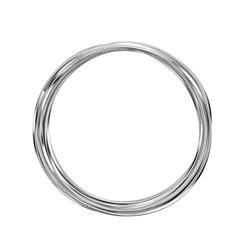 Vaessen Creative Basteldraht und Schmuckdraht 5 m x 2,8 mm x 0,5 mm Silber – Dreieckig Geprägt - Flexibler Draht zum Basteln für Blumenkranz, Scmuckherstellung und Modellbau von Vaessen Creative