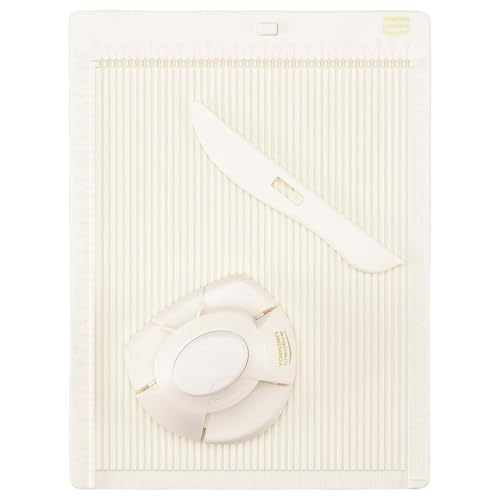 Vaessen Creative Falzbrett Karten und Briefumschläge Maker Set mit Stanzer, Metal, Plastic, grey, 21.5 x 16.2 x 5 cm von Vaessen Creative