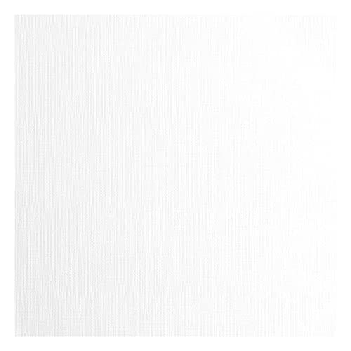 Vaessen Creative Florence Cardstock Papier, Weiß, 216 Gramm/m², Quadratisch, 30,5 x 30,5 cm, 100 Stück, Textur, für Scrapbooking, Kartenherstellung, Stanzen und andere Papierbasteleien von Vaessen Creative