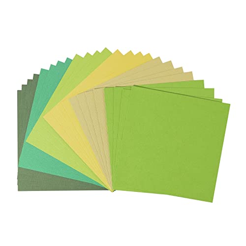 Vaessen Creative Florence Scrapbook-Papier 216 g 6x6-x24 Blatt-Multipack, grün, Paper, multicolor, 15 x 15 x 0.8 cm von Vaessen Creative