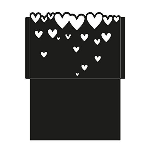 Vaessen Creative Handwerk Geschenkbox Stanzschablone, Verpackung mit Herzen, Eigene Box, Schmuckbox, Adventskalender, Platzhalter oder andere Bastelprojekte herstellen, Silber, 12,7 x 15 cm Vaessen Creative Handwerk Geschenkbox Stanzschablone, Verpackung mit Herzen, Eigene Box, Schmuckbox, Adventskalender, Platzhalter oder andere Bastelprojekte herstellen, Silber, 12,7 x 15 cm von Vaessen Creative