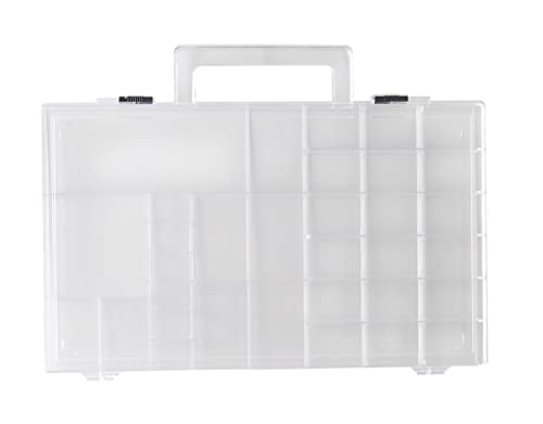 Vaessen Creative Perlenkasten transparent 33 fcher von Vaessen Creative