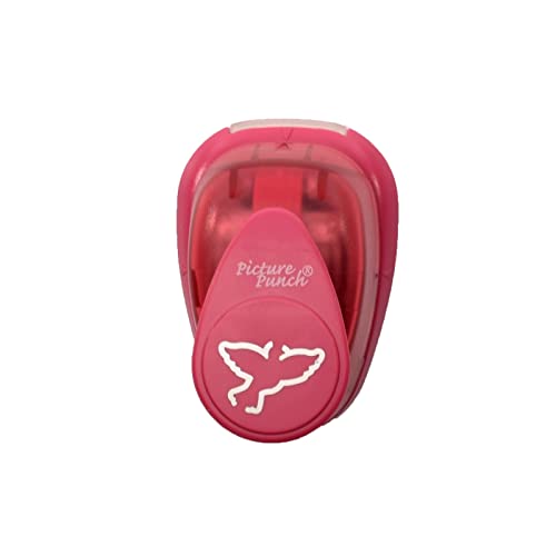 Vaessen Creative Pop Up Stanzer M, Motivstanzer Taube aus Metall, Iron, Rosa, 12 x 8.5 x 4.5 cm von Vaessen Creative