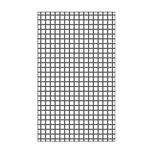 Vaessen Creative Prägefolder Gitter, 7, 6 x 12, 7 cm, Durchsichtig von Vaessen Creative