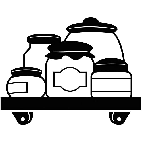 Vaessen Creative Prägeschablone Gläser Töpfe 14,6 x 10,7 cm – Embossing Folder für Karten Basteln, Scrapbooking, Journaling – Wiederverwendbar, Präzise Ergebnisse, Für Stanzmaschinen von Vaessen Creative