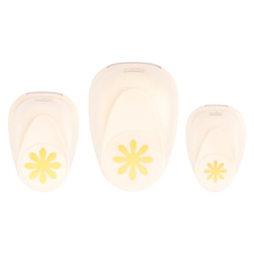Vaessen Creative Stanzer Set - Motivstanzer - Blume - 3 Stück - Tonpapier und Bastelmaterial bis zu 250 g/m² - zum Basteln Mit Papier und Scrapbooking von Vaessen Creative