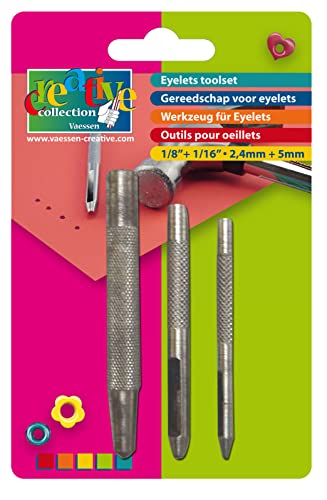 Vaessen Creative Werkzeugset für Eyelets, 14 x 9.3 x 1.3 cm Vaessen Creative Werkzeugset für Eyelets, 14 x 9.3 x 1.3 cm von Vaessen Creative