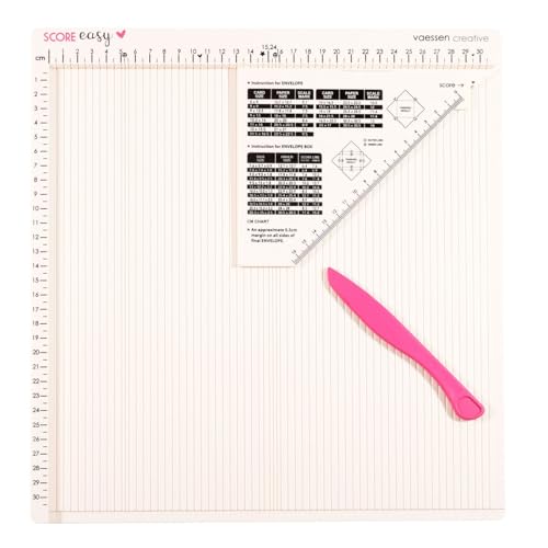 Vaessen Creative Score Easy Mehrzweck Falzbrett cm Offwhite, 30,5 x 30,5 cm von Vaessen Creative