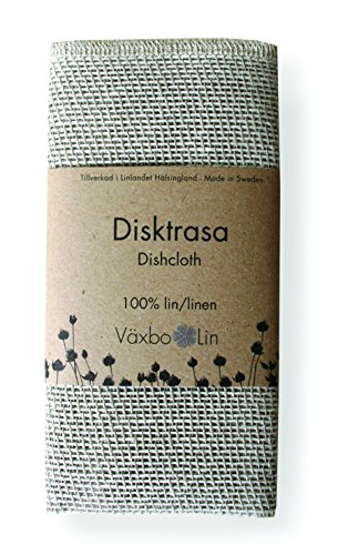 Växbo Lin Spültuch in 100% Leinen. Farbe Weiß. Grösse 33x33 cm von Växbo Lin