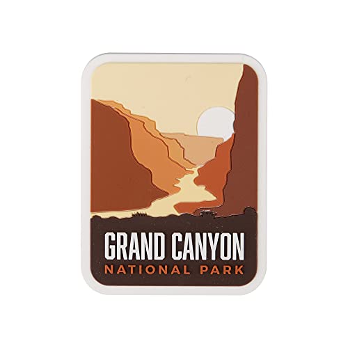 Vagabond Heart National Park Kühlschrankmagnet – 3D PVC Kühlschrank Reise Magnet – Road Trip Souvenir (Grand Canyon) von Vagabond Heart