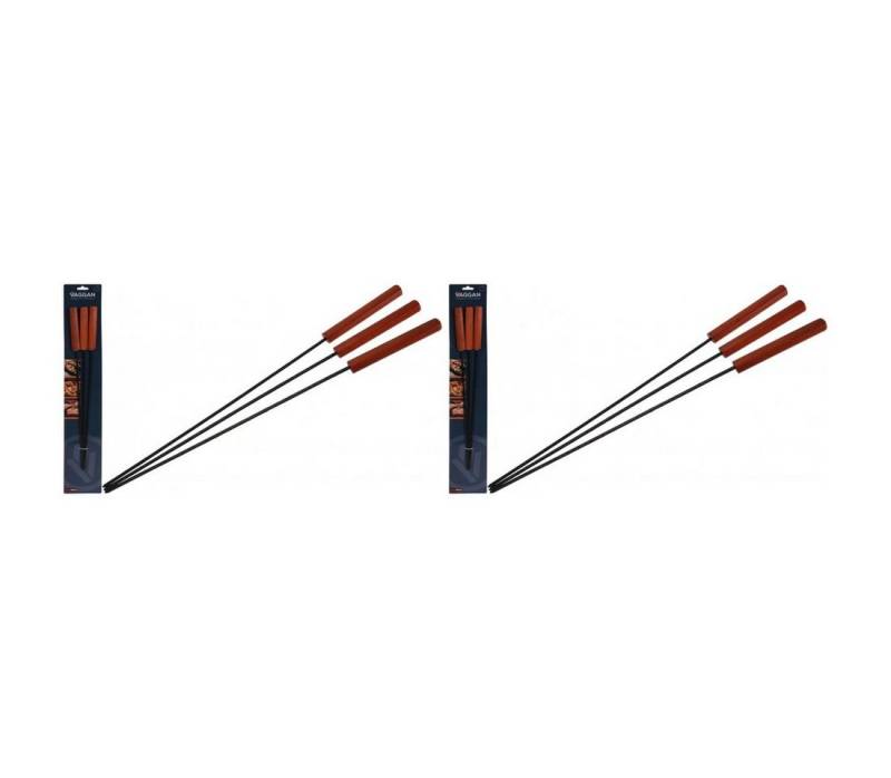 Vaggan Grillspieß 2 x Vaggan Grillspieße 3er Set 48cm Grillzubehör (6-St) Vaggan Grillspieß 2 x Vaggan Grillspieße 3er Set 48cm Grillzubehör (6-St) von Vaggan