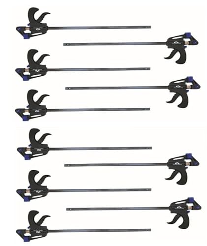10x Einhandzwinge Schraubzwinge 300mm Leimzwinge Schnellspannzwinge von Vago-Tools