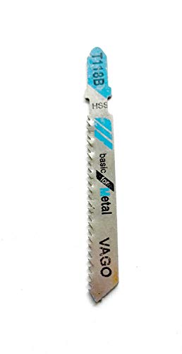 25x Stichsägeblatt Metall T118B Basic for Metal T-Schaft Sägeblatt von Vago-Tools