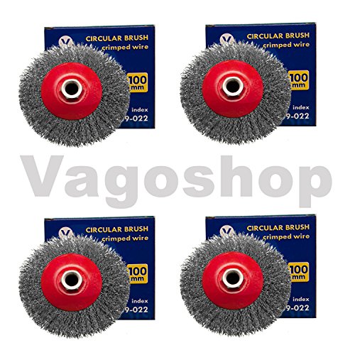 3x Kegelbürste Drahtbürste 100 mm M14 Bürste f. Flex oder Winkelschleifer 3x Kegelbürste Drahtbürste 100 mm M14 Bürste f. Flex oder Winkelschleifer von Vago-Tools