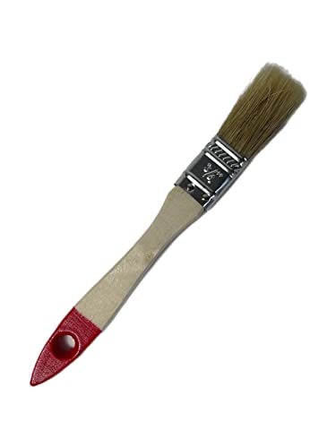 6X Lackierpinsel Lasuren 20mm Maler Pinsel Flachpinsel Chinaborste von Vago-Tools