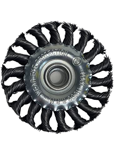 6x Scheibenbürsten Zopfbürsten 125mm gezopf Bürsten Drahtbürsten 6x Scheibenbürsten Zopfbürsten 125mm gezopf Bürsten Drahtbürsten von Vago-Tools