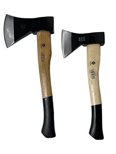 Beil Gartenaxt Spaltaxt Holzaxt Spaltbeil Holzstiel Holz 2 TLG Set Axt 600 1000g von Vago-Tools
